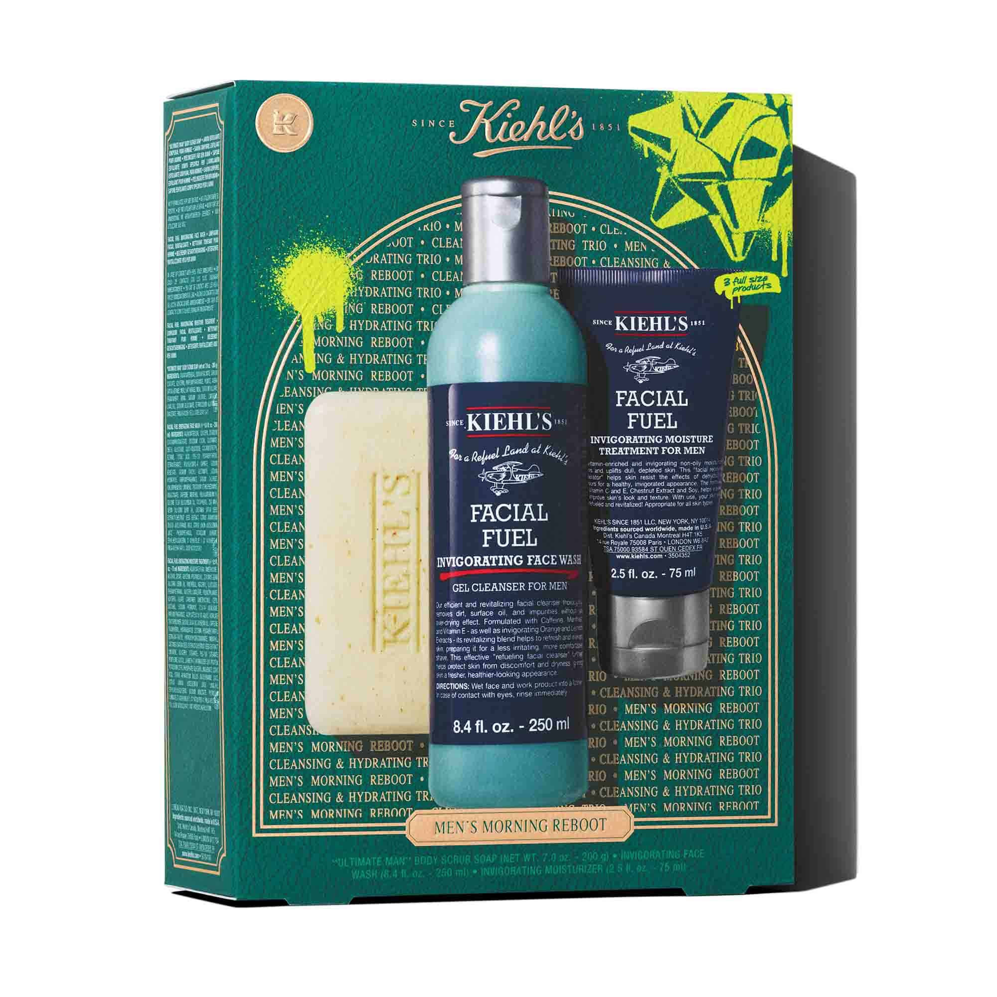 Men's Morning Reboot– Men’s Skincare Gift Set – Kiehl's​ ​ | Kiehl's