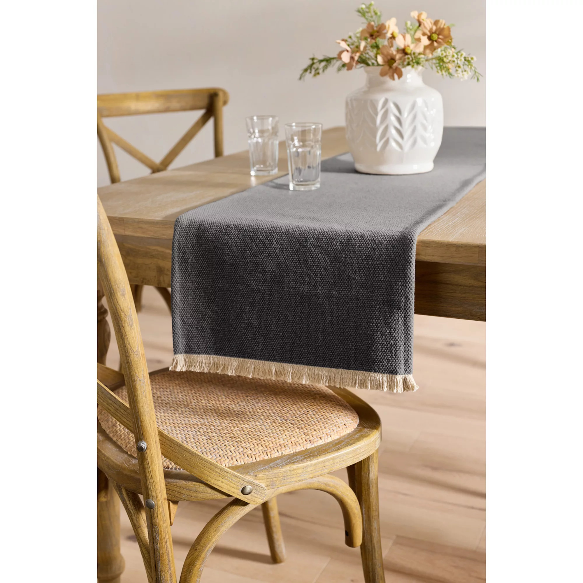 Mingle & Co. Printed Textured Woven Table Runner | Kohl's