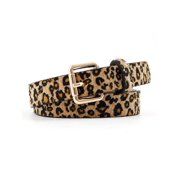 JVOGGY Womens Leopard Print for Pants Dress Skinny Waist Belt | Walmart (US)