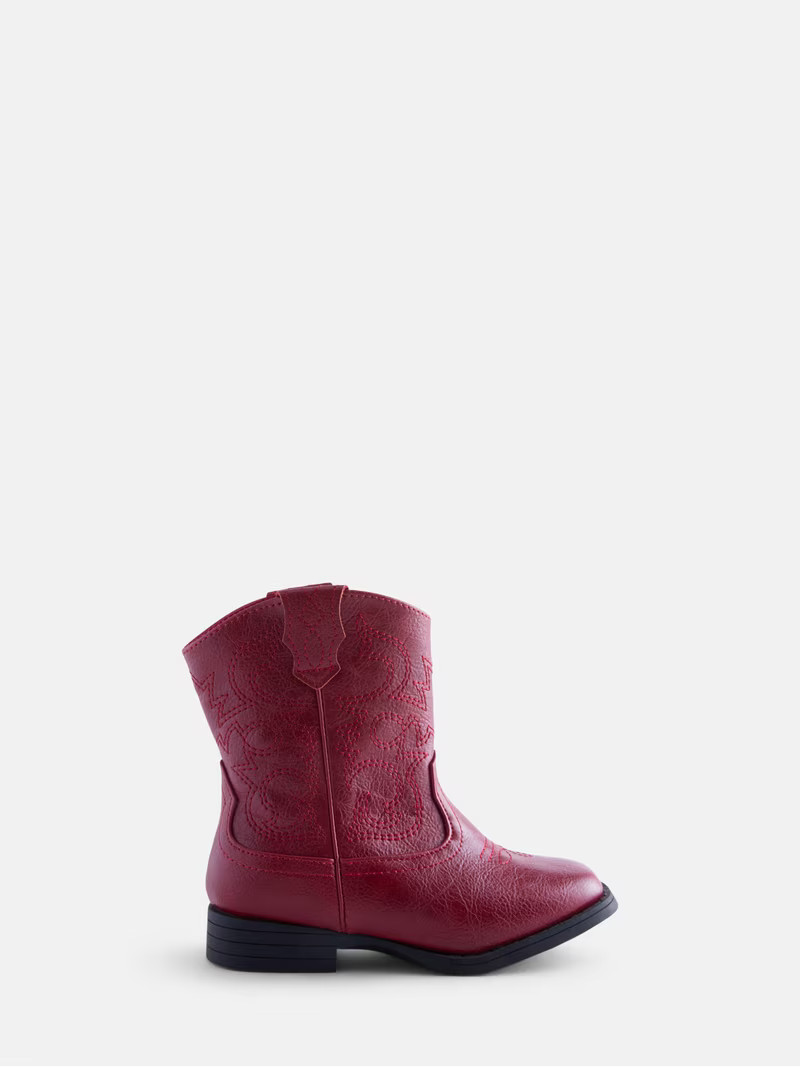 Wonder Nation Little and Big Girls' Western Cowgirl Boots | Walmart (US)