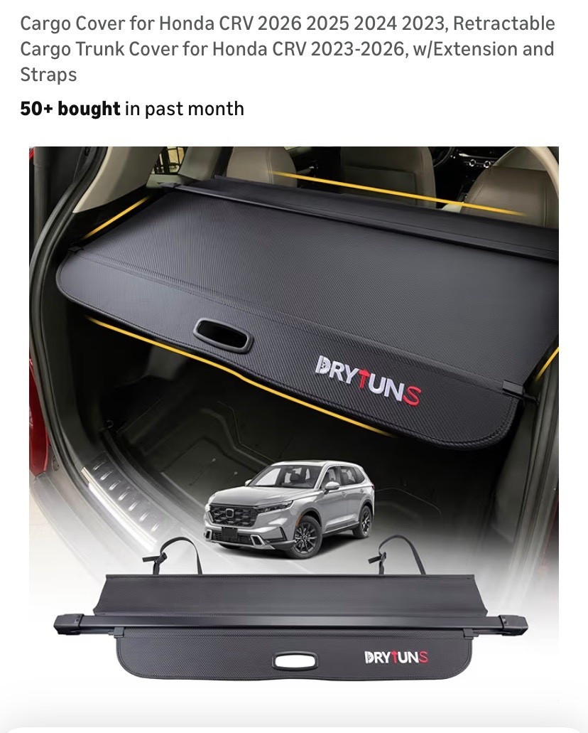 2023-2026 CRV truck cover. This fits our 2026 CRV perfectly. 

#LTKmomlife