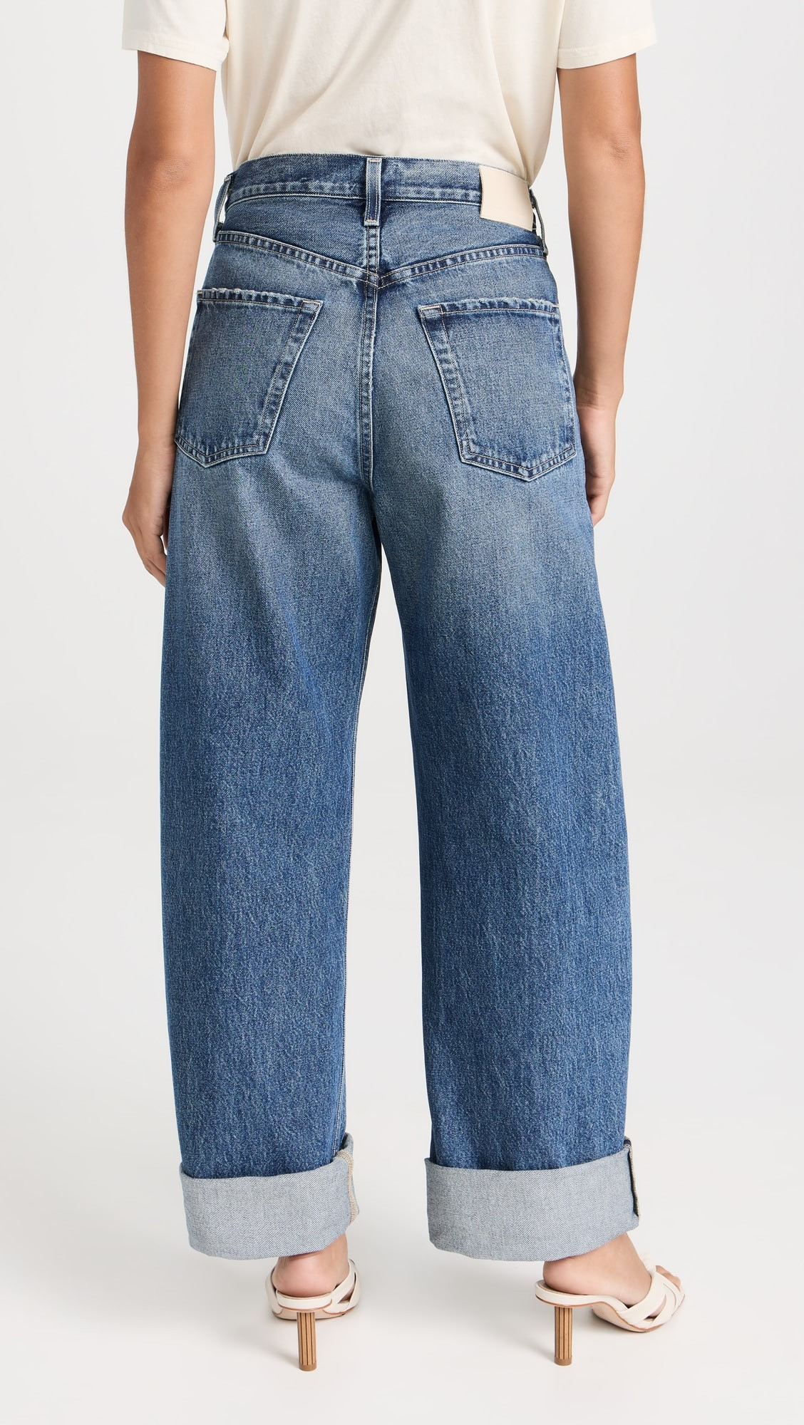 Ayla Baggy Cuffed Crop Jeans | Shopbop