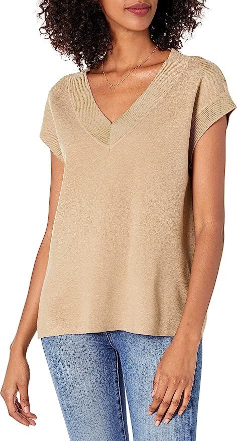 The Drop Women's Zhen V-Neck Sweater Vest | Amazon (US)