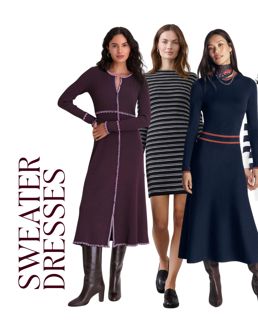 Here are some of my favorite sweater dresses this season  

 #LTKSeasonal