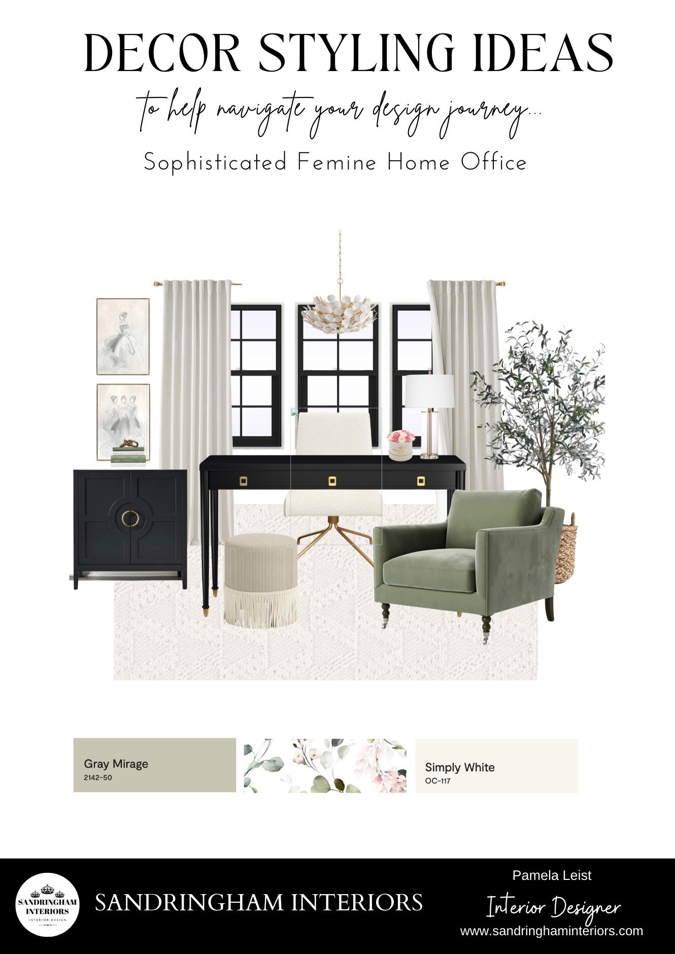 Feminine Home Office Ideas