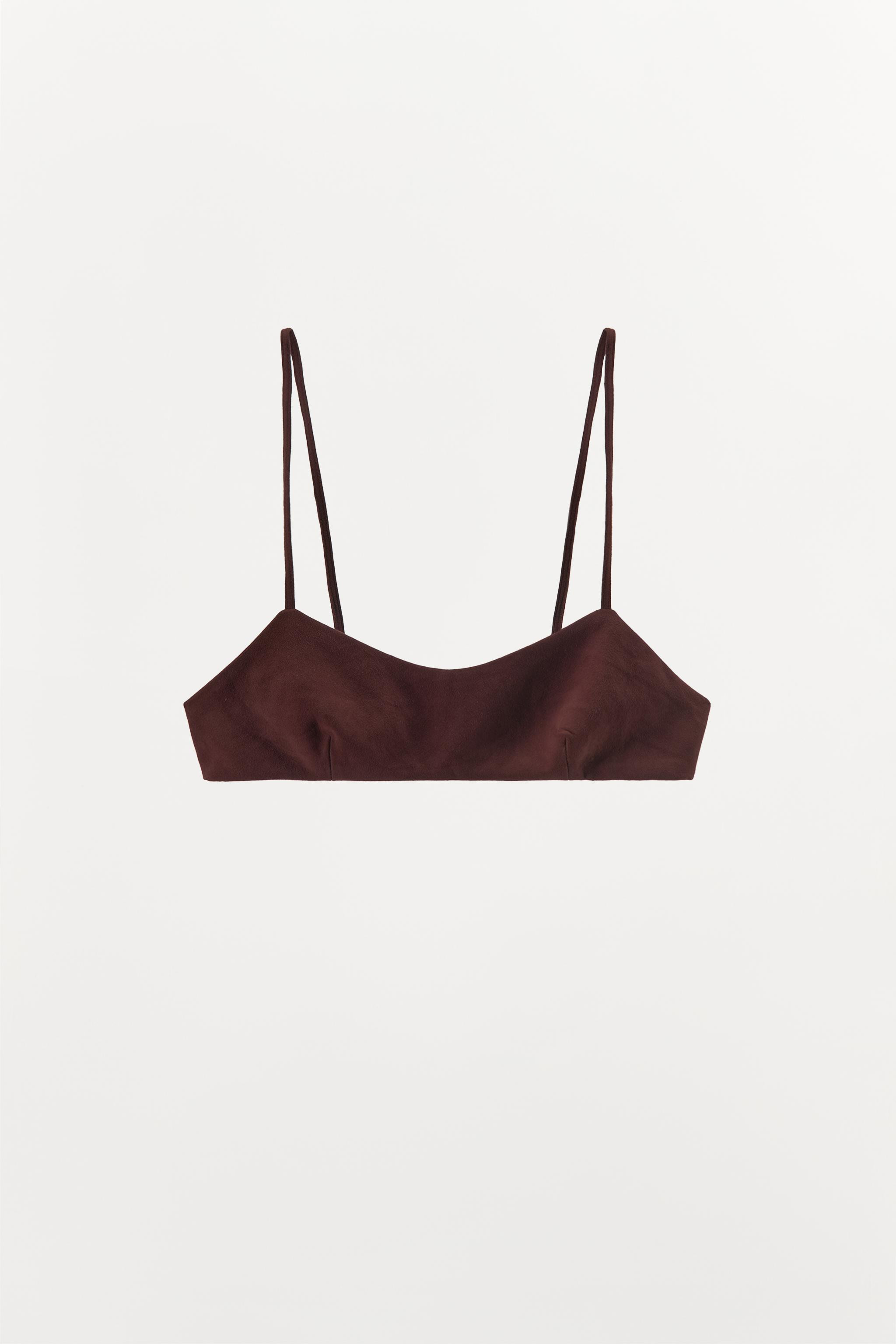 LIMITED EDITION 100% LEATHER BRA | Zara US