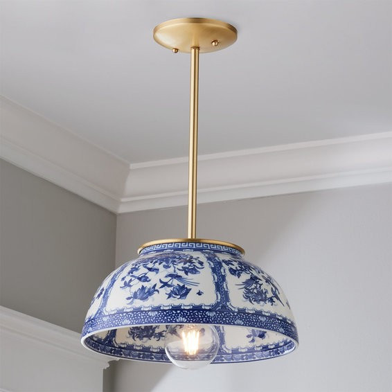 Jackie English Rose Pendant Light | Shades of Light