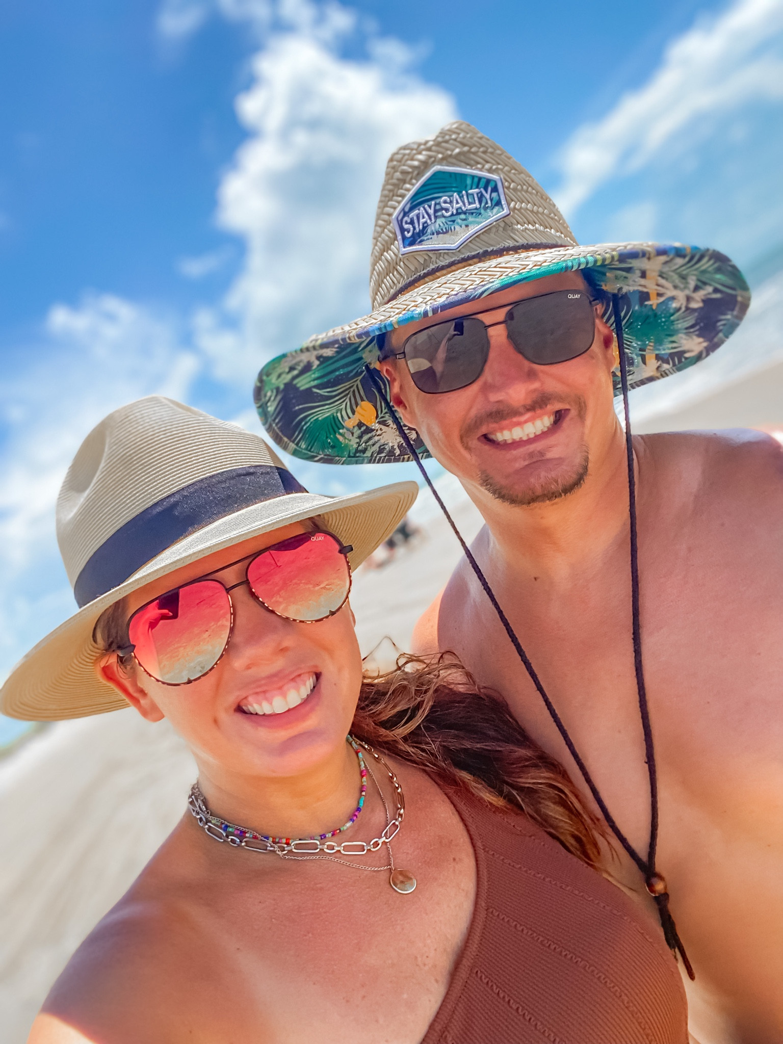 Beach day calls for good sunnies and hats!! #summerstyle #beachday #sunnies #quay #sunglasses #strawhats #beachtrip #vacation #vacationstyle

#LTKswim #LTKfit #LTKSeasonal