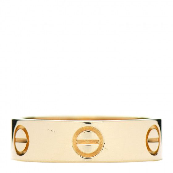 CARTIER 18K Yellow Gold 5.5mm LOVE Ring 55 7.25 | FASHIONPHILE | Fashionphile
