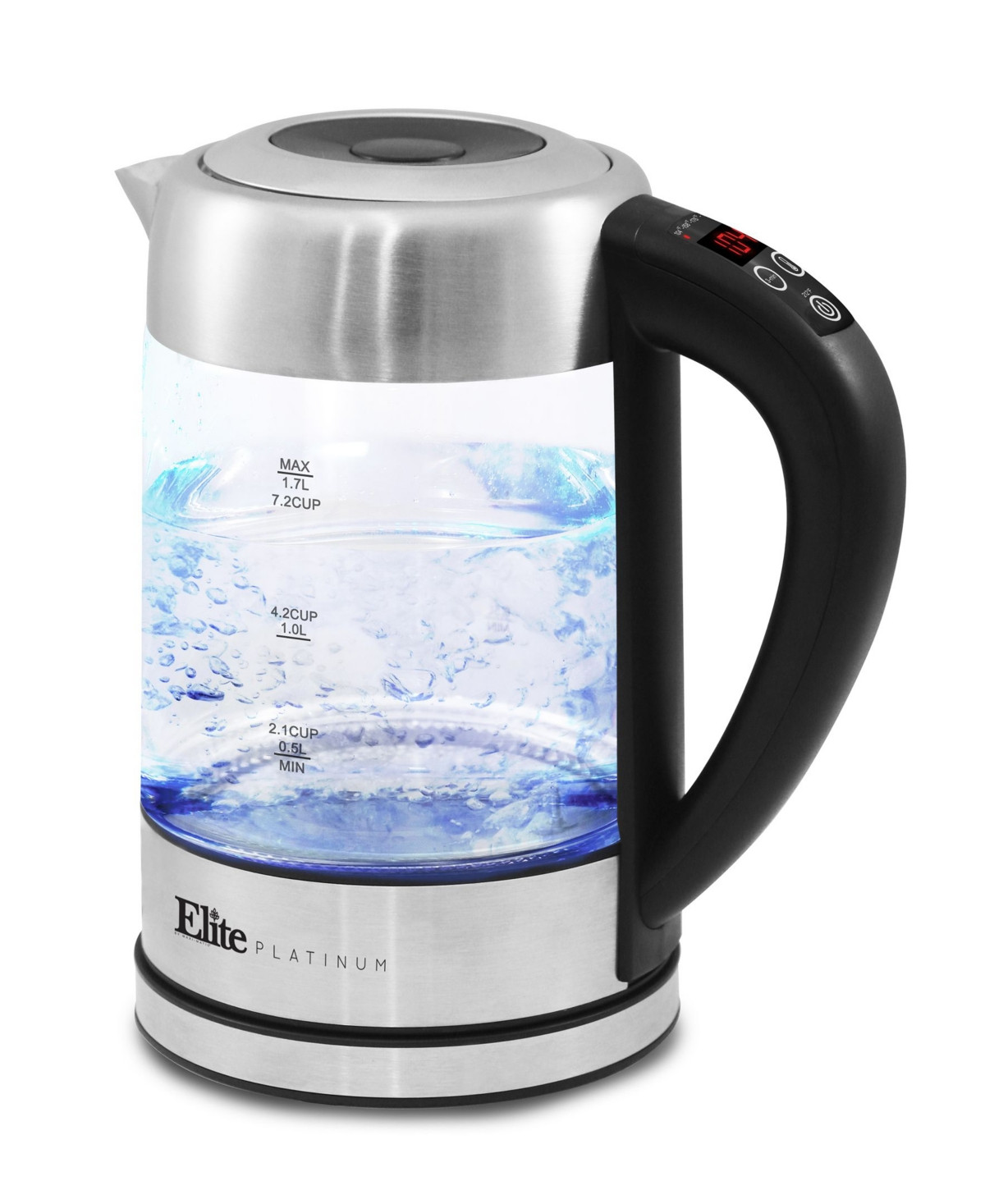 Elite Platinum 1.7L - 7.2 Cup Electric Programmable Cordless Glass Kettle | Macys (US)