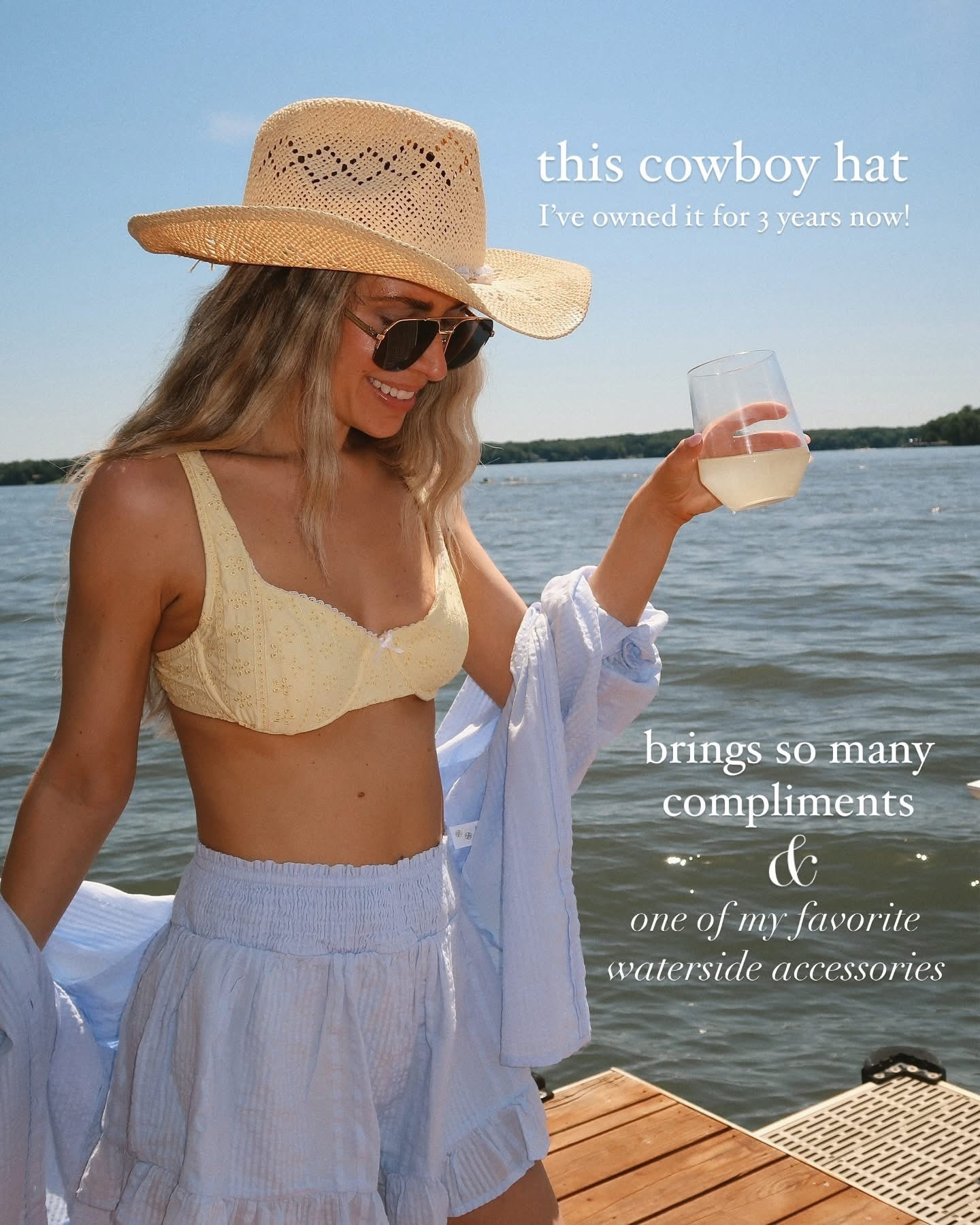 the perfect waterside accessory // this Amazon cowboy hat 

#LTKStyleTip #LTKFindsUnder50 #LTKFindsUnder100