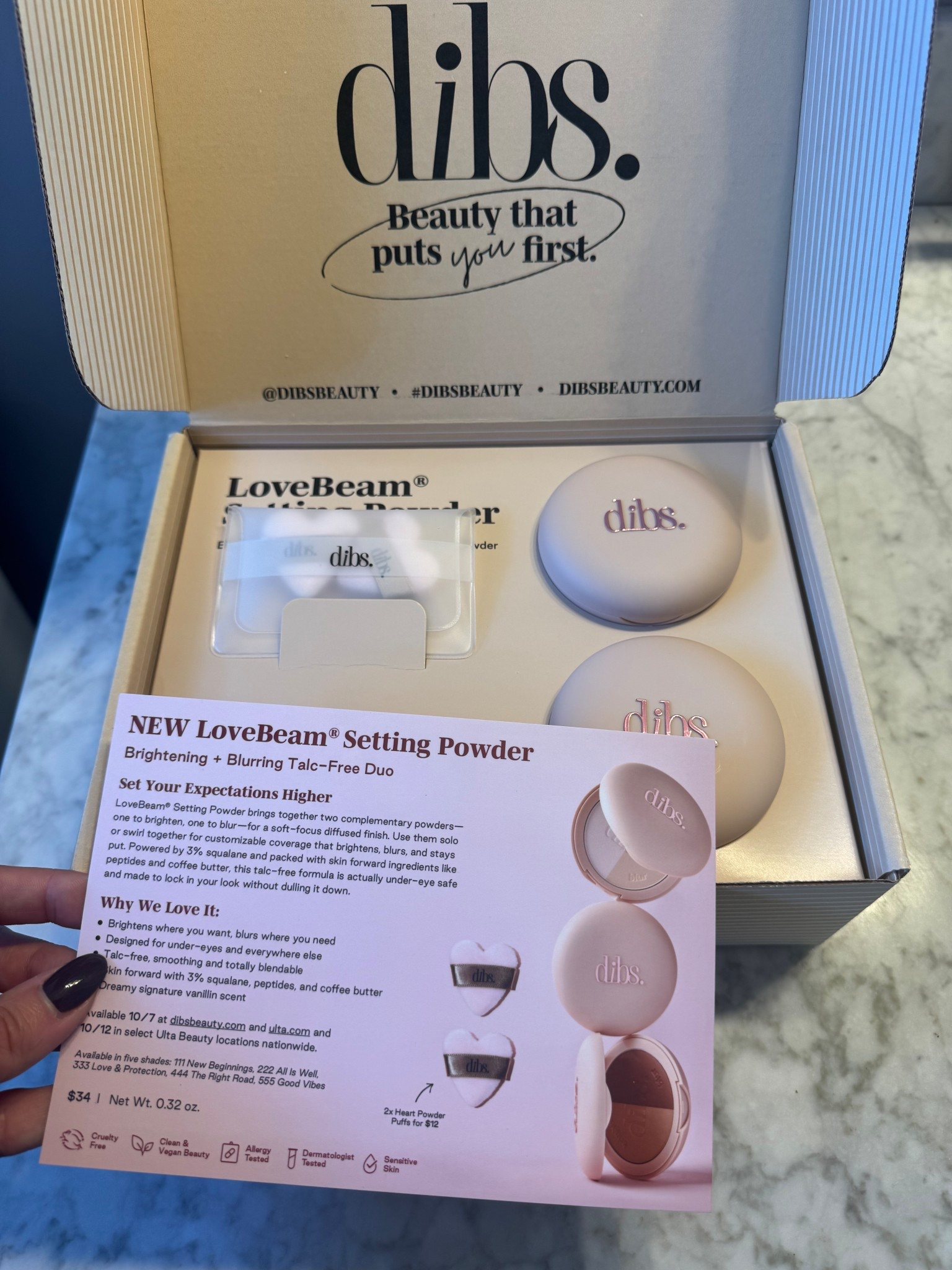 Dibs new setting powder is literally 10/10 

I love all Dibs products 🙌🏻 my entire makeup bag is mainly Dibs  