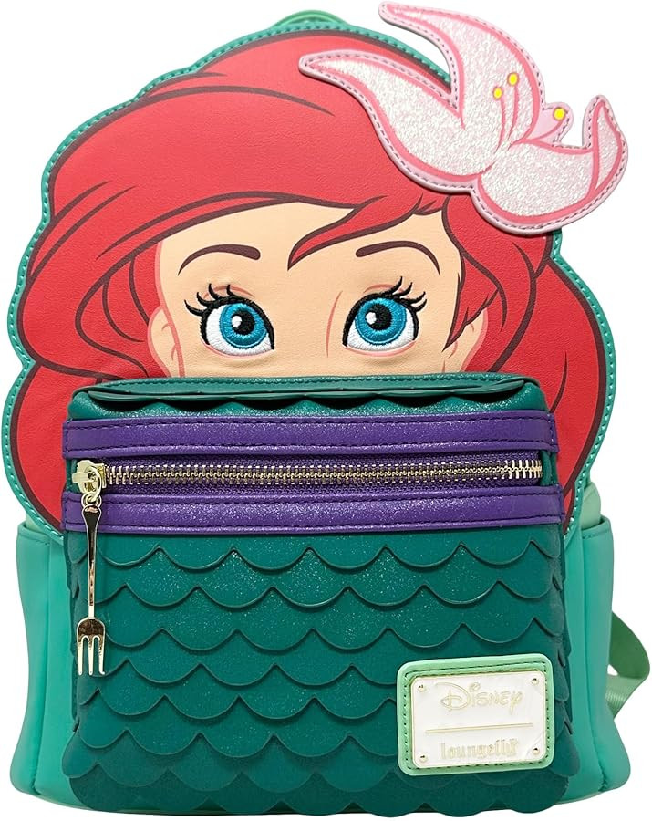 Loungefly Disney The Little Mermaid Ariel Cosplay Womens Double Strap Shoulder Bag Purse | Amazon (US)