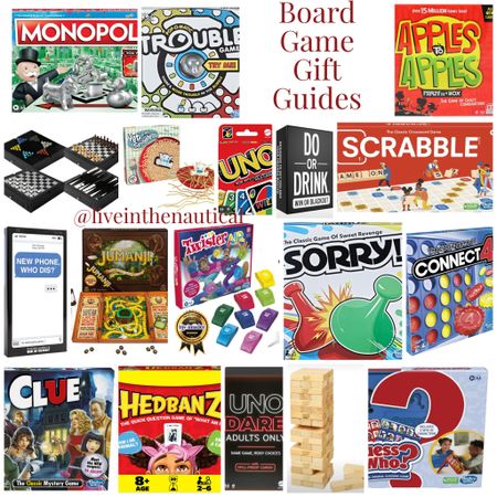 Games make the best gifts for all ages and all events. I compiled some of my favorites. 

#LTKHoliday #LTKGiftGuide #LTKCyberWeek