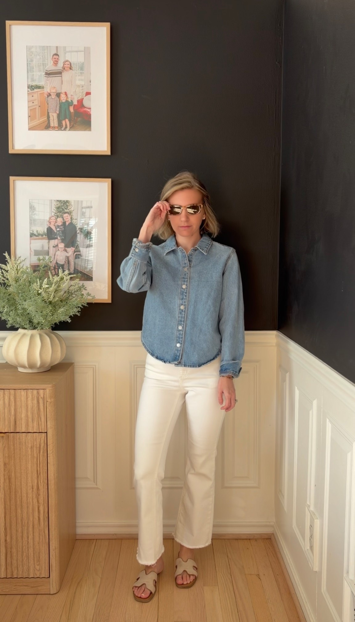 New target arrivals im loving! Wearing xs top and size 2 in jeans. Would prefer 4  