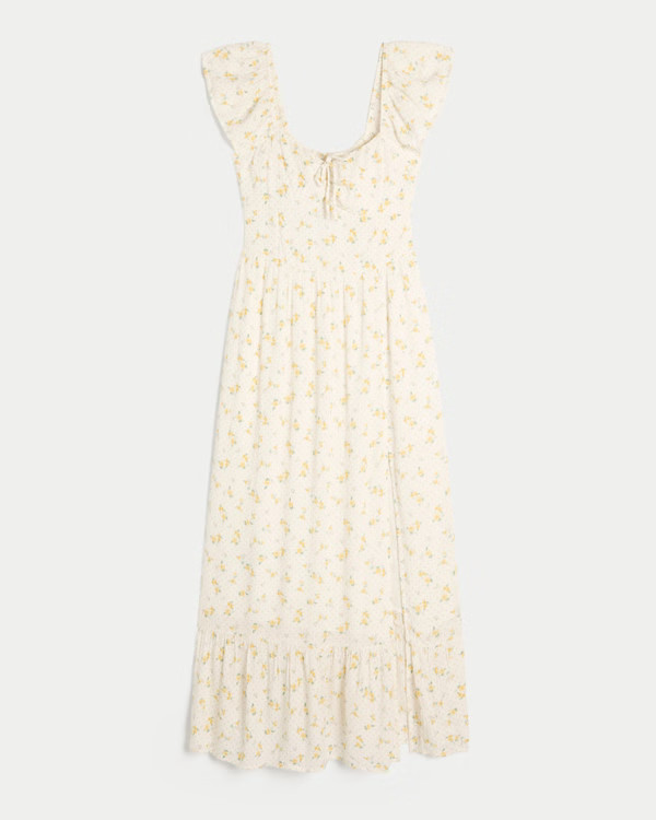 Optional schulterfreies Maxikleid | Hollister (EU)