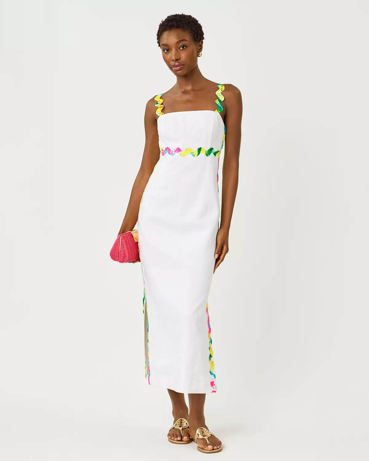 Mikayla Linen Midi Dress | Lilly Pulitzer