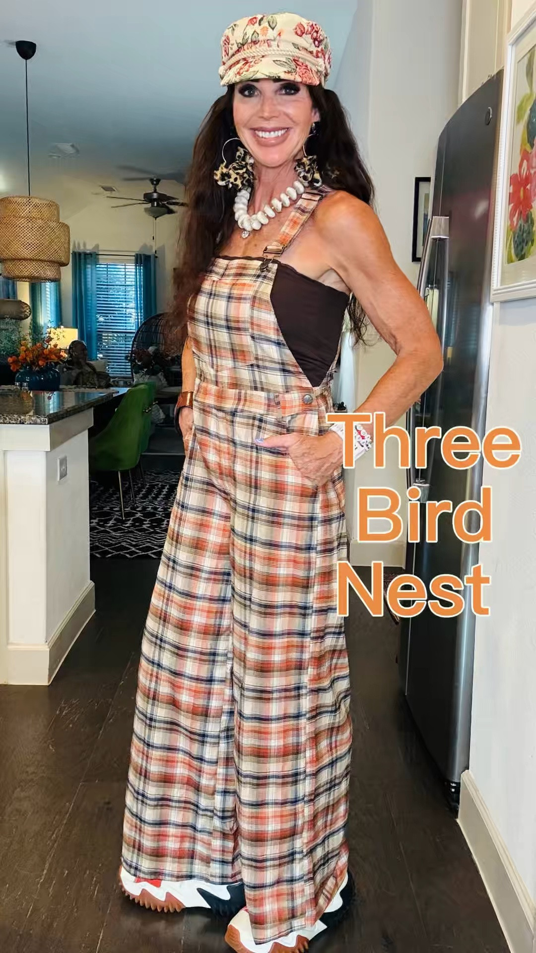 Plaid is hot for fall and these new @Three Bird Nest overalls are sooo adorable!!!!  My fav cuff is also 3BN!  This was a cute fit for my middle son’s 28th birthday!!! 🎂

#LTKdayinmylife #LTKootd #LTKOver40