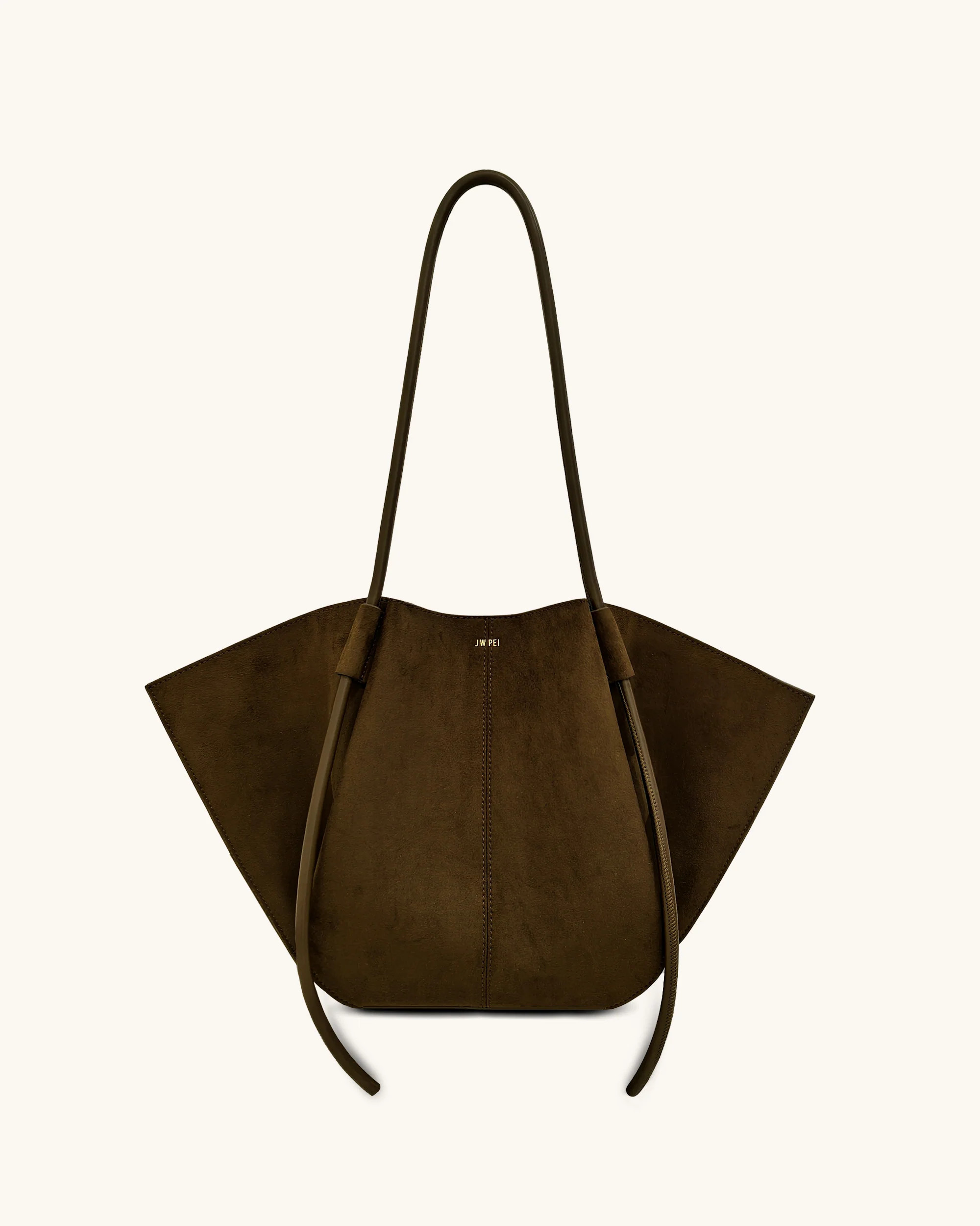 Nala Wide Tote Bag - Mocha Brown | JW PEI US