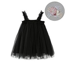 Bow Dream Baby Girls Toddler Tutu Dress Infant Tulle Dress Party Princess Dress with Flower Headb... | Amazon (US)