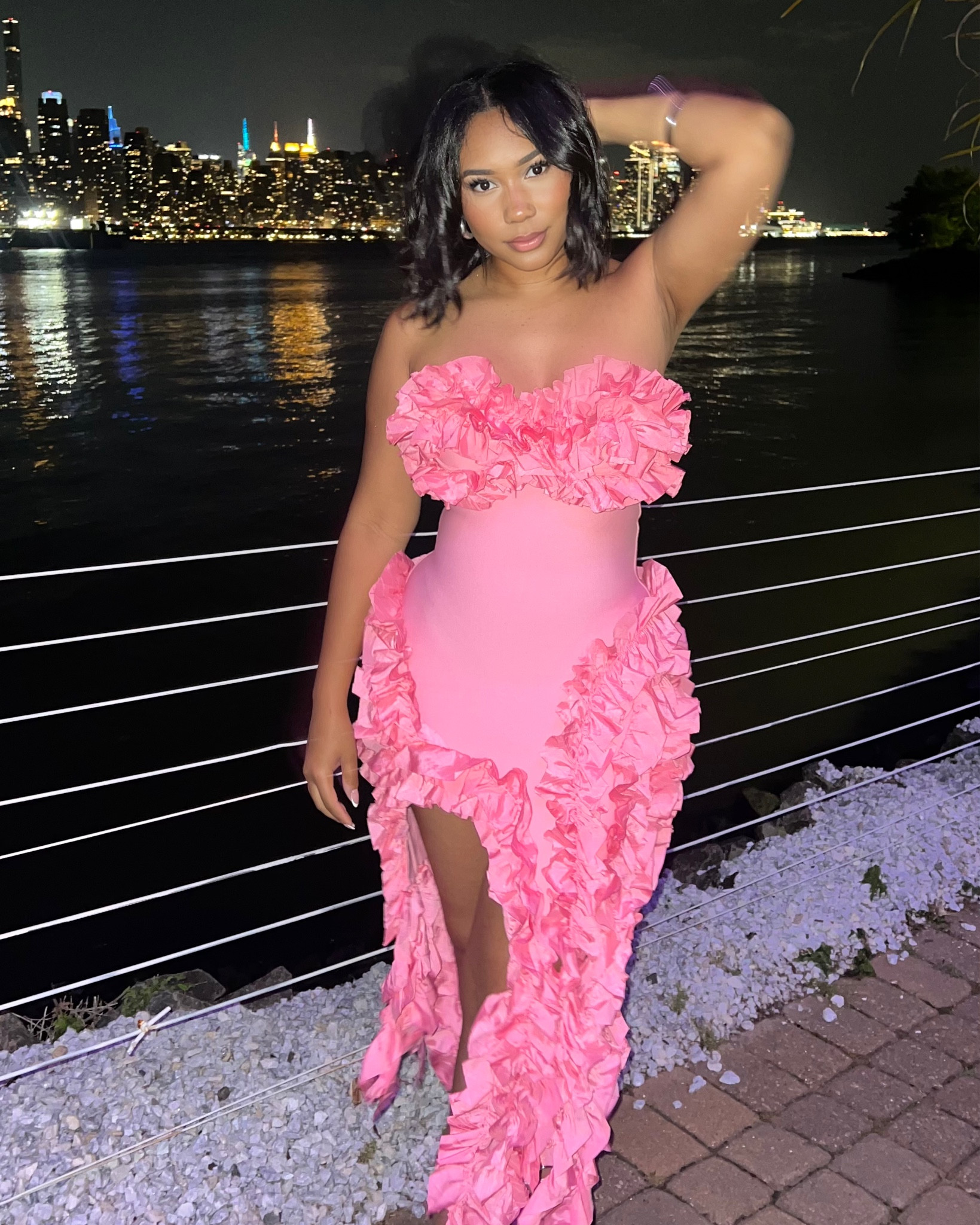 Perfect birthday dinner outfit! Quality is amazing. Love this dress. 

I’m wearing a size SMALL