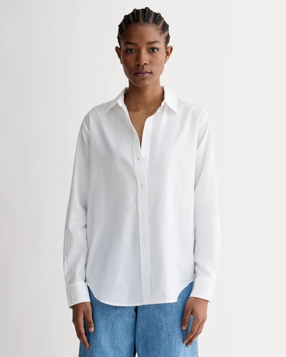 The Must-Have Shirt in Silky Cotton | White | Everlane