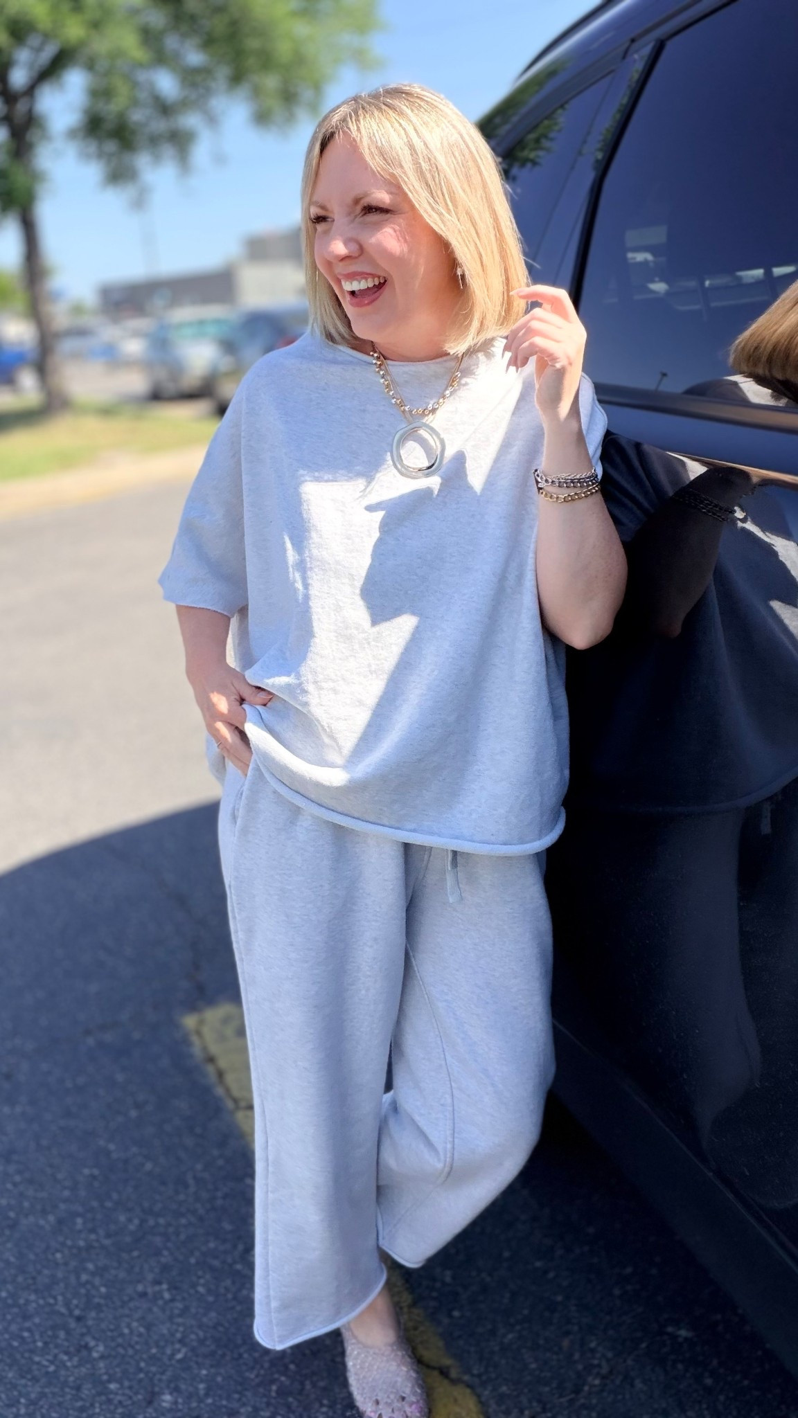 Size large in set; shoes tts

#LTKOver40 #LTKSaleAlert #LTKdayinmylife