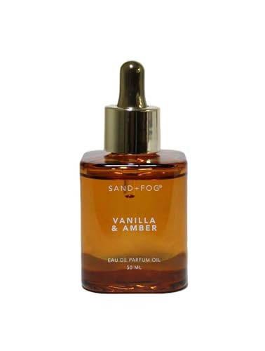 Sand + Fog Vanilla & Amber Eau de Parfum Oil, 1.7oz 50ml, Dropper Bottle | Amazon (US)