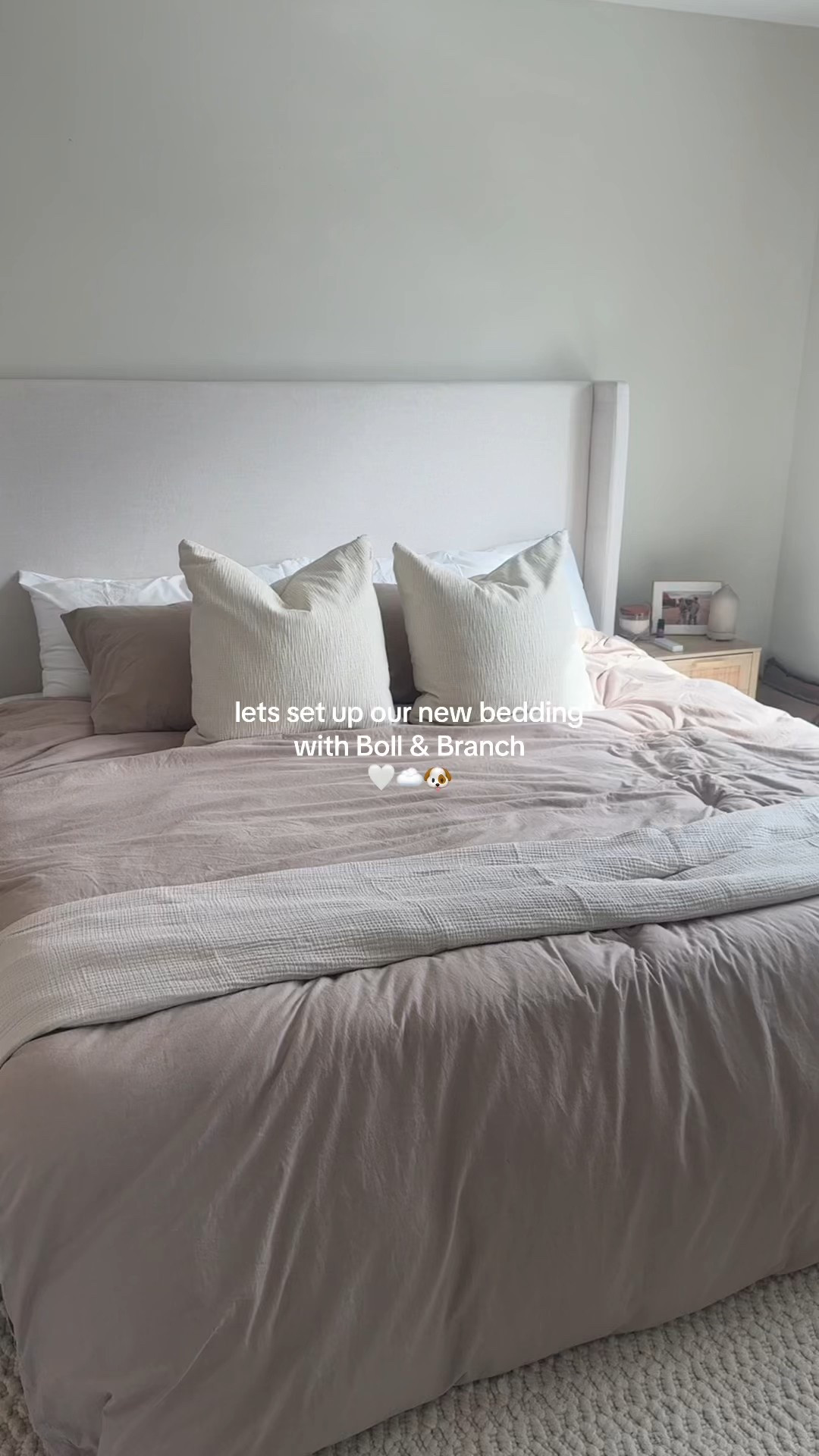 Setting up our new bed set🤍 Use code HANNCOLEMAN on the Boll & Branch site to save 20% 

Neutral bedroom , bedroom set, bedframe, wayfair bed, bedding set 

#LTKFindsUnder50 #LTKFindsUnder100 #LTKWatchNow