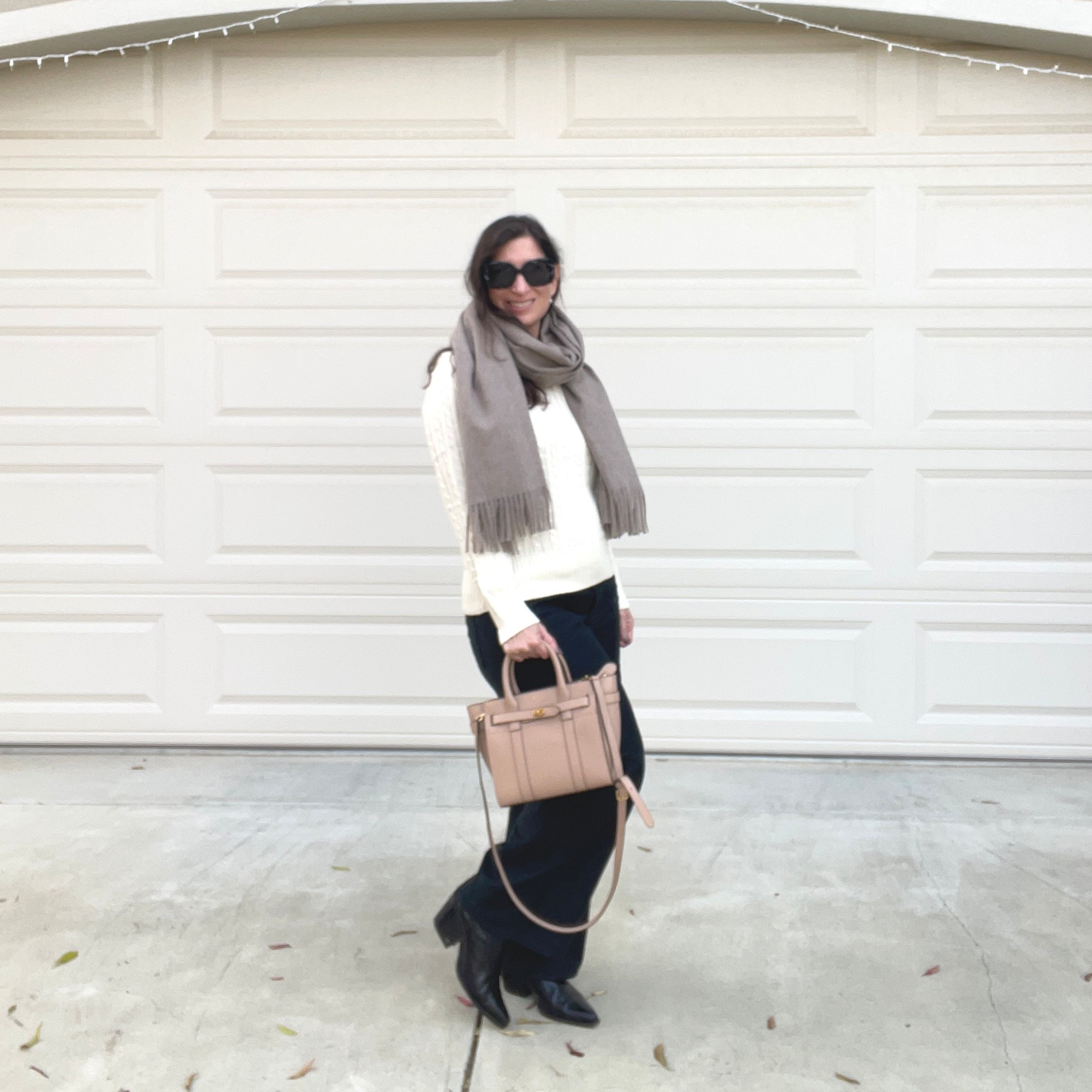 Staying cozy at the office with this scarf and these classic petite trousers 💕

#LTKWorkwear #LTKOver40 #LTKPetite