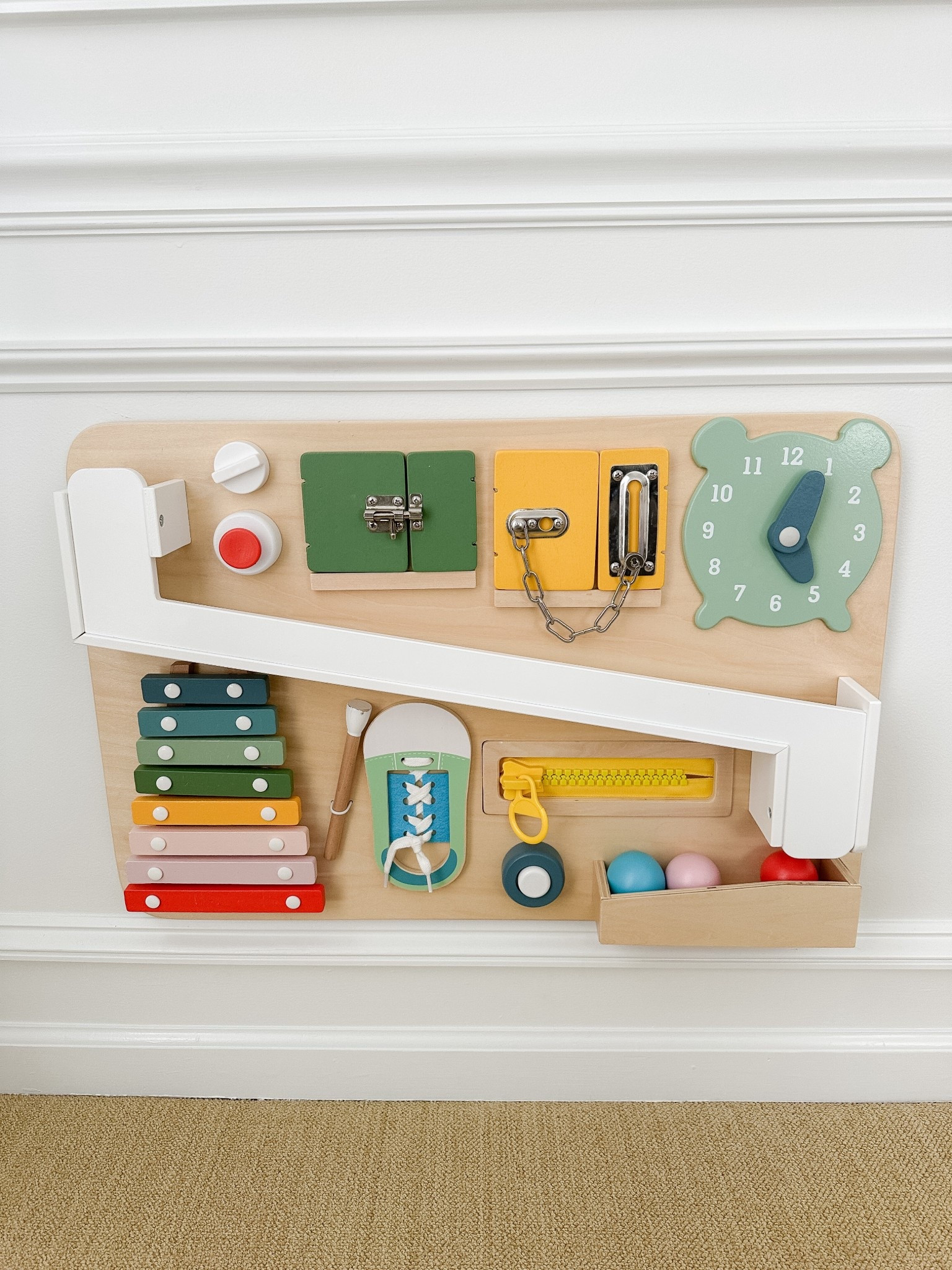 Our youngest loves this busy board!  There are so many great interactive ways to use it!  It’s wooden, so the quality is excellent.  I also like how you can mount it to the wall for easier play. This would be a great Christmas gift for any baby or toddler on your list this year. 

Baby girl gift, baby boy gift, toddler girl gift, toddler boy girl, kids gift idea, for the kids, busy board, pottery barn toy, wooden toys for baby, gift idea for kids, screen-free gift idea for kids, kids activity cube

#LTKHoliday #LTKKids #LTKBaby