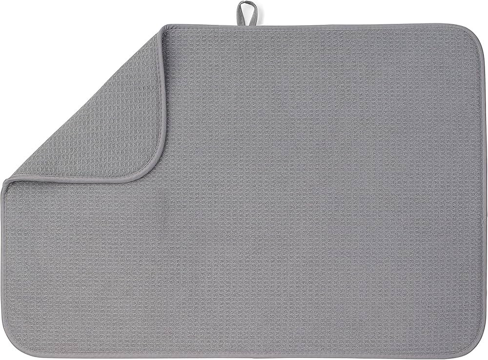 Bellemain XXL Dish Mat 24" x 17" ( LARGEST MAT ) Microfiber Dish Drying Mat , Super absorbent ( G... | Amazon (US)