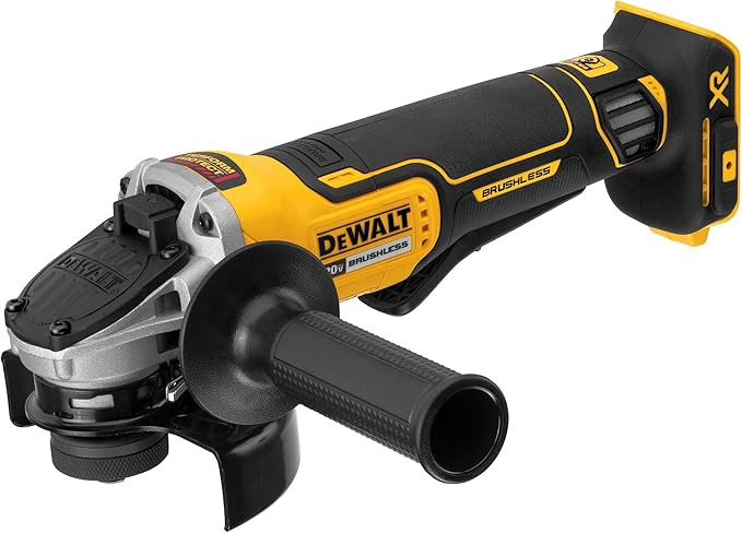 DEWALT 20V MAX* Angle Grinder Tool Cordless Brushless, 4 1/2 Inch, with Paddle Switch and Kickbac... | Amazon (US)