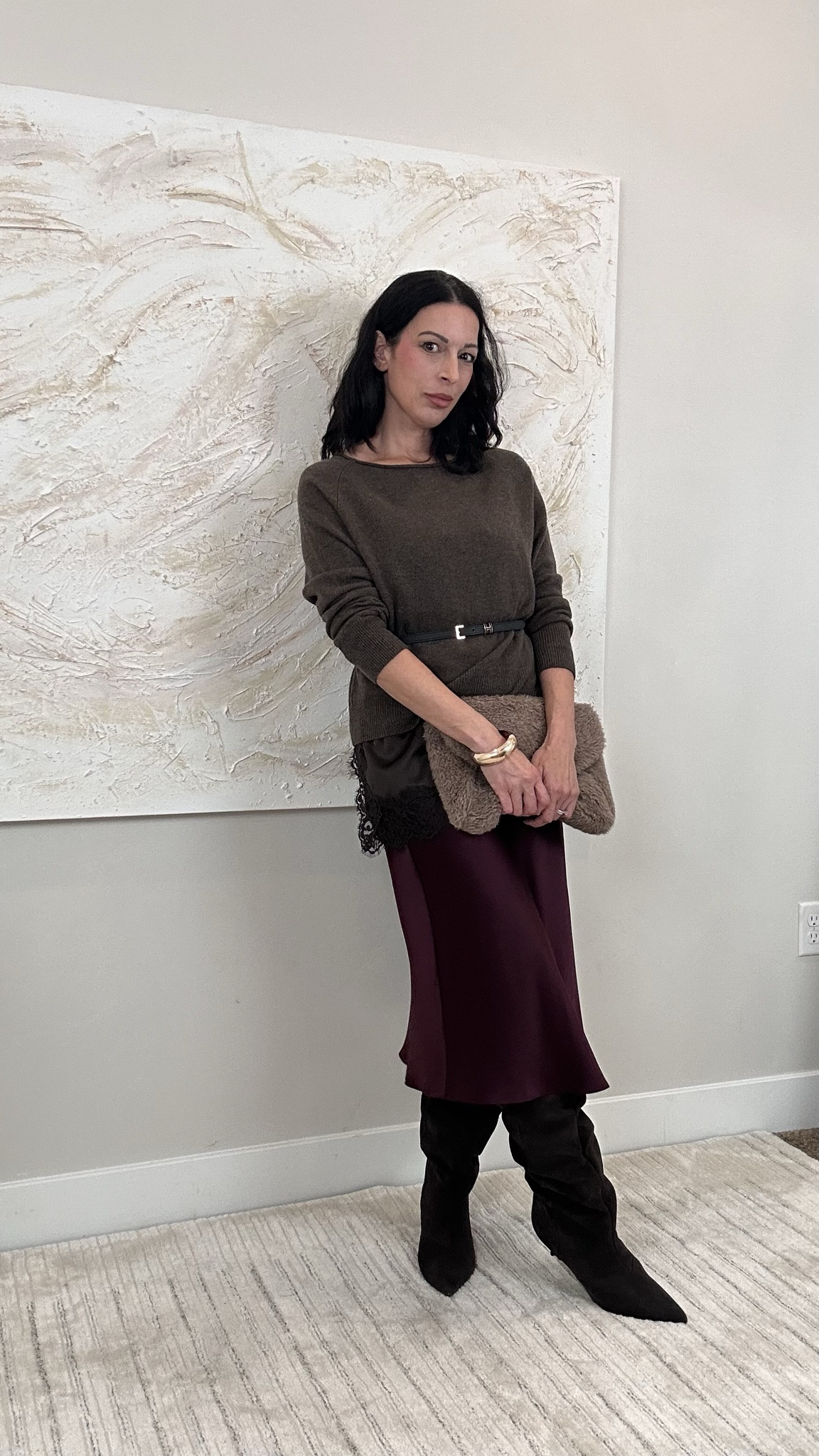 Brown & burgundy 

#LTKStyleTip #LTKOver40 #LTKSeasonal