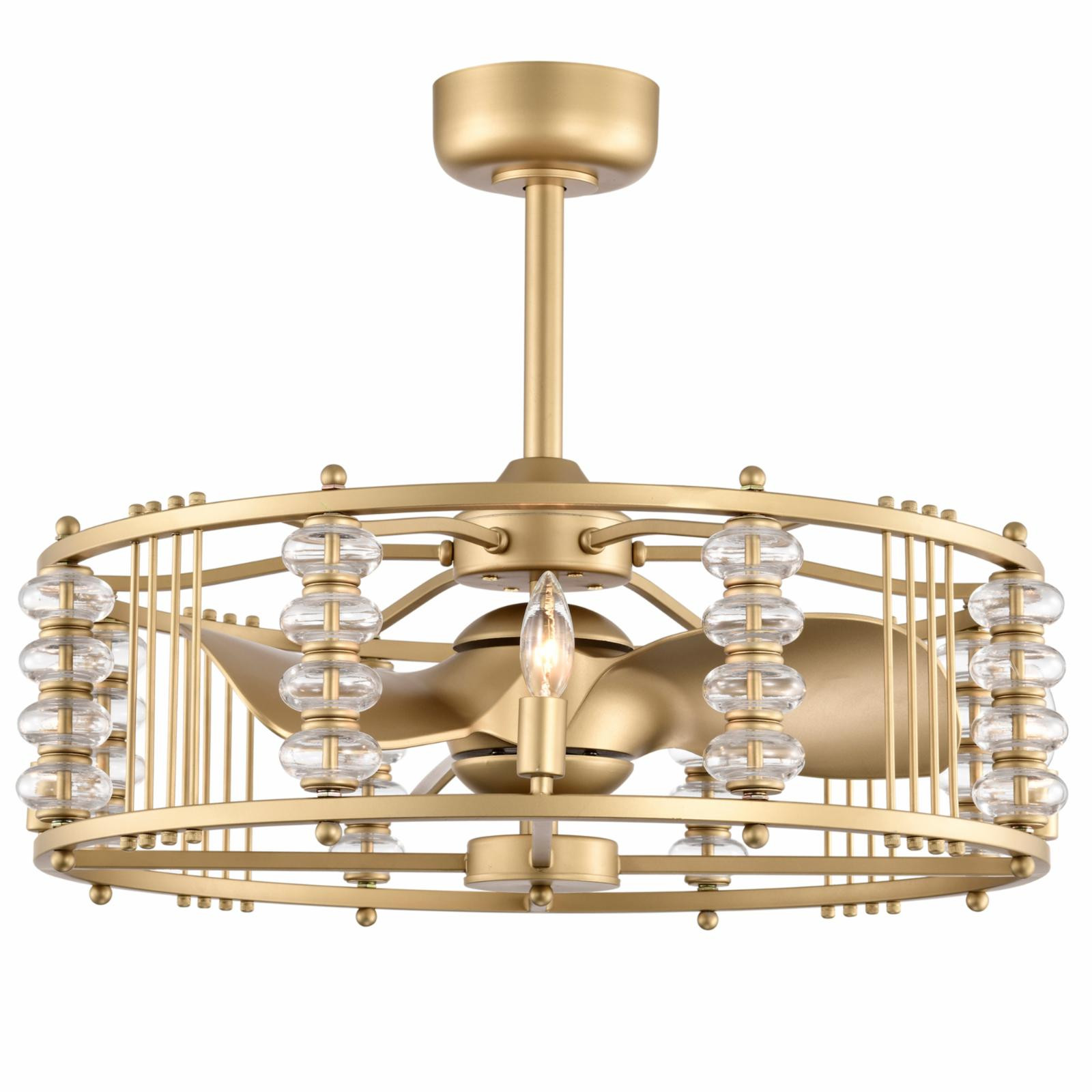 Warehouse of Tiffany Randy 28 in. 4-Light Indoor Ceiling Fan with Light Kit | Walmart (US)