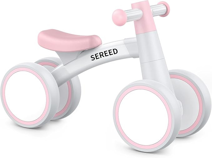 SEREED Baby Balance Bike for 1 Year Old Boys Girls 12-24 Month Toddler Balance Bike, 4 Wheels Tod... | Amazon (US)