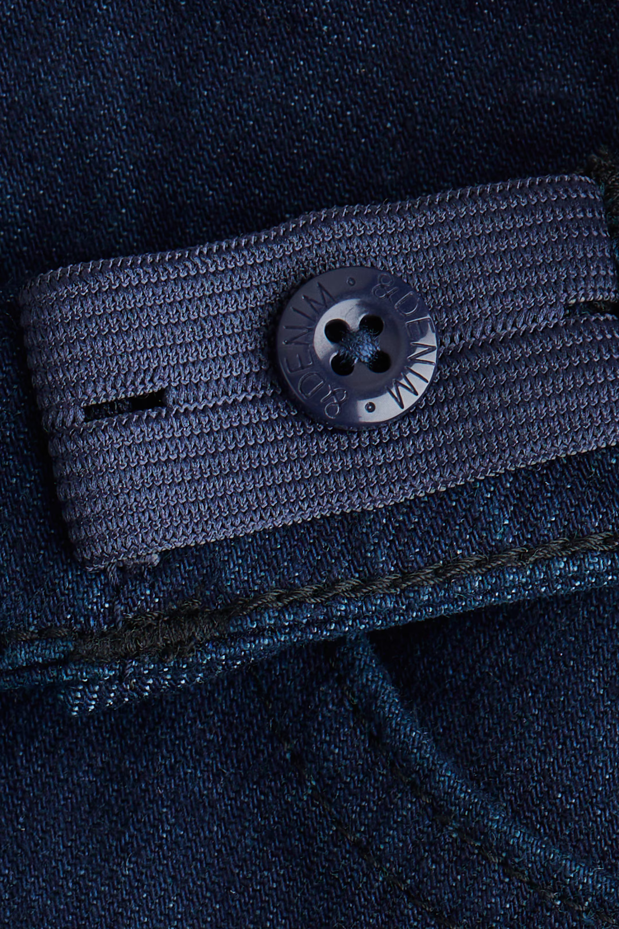 Denim frill skirt | H&M (UK, MY, IN, SG, PH, TW, HK)