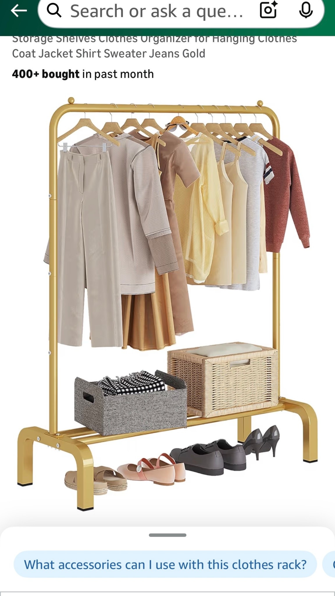 Clothing racks :)