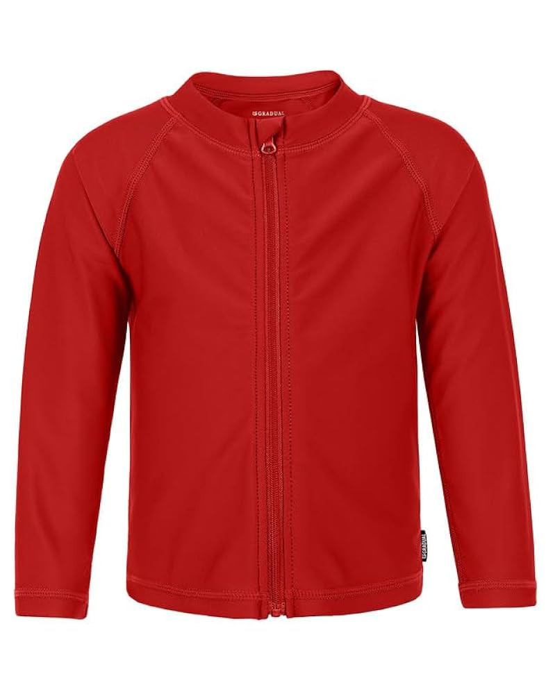 Boys Toddler Rash Guard Long Sleeve UPF 50+ Sun Protection Lightweight Swim Shirt for Baby Kids | Amazon (US)