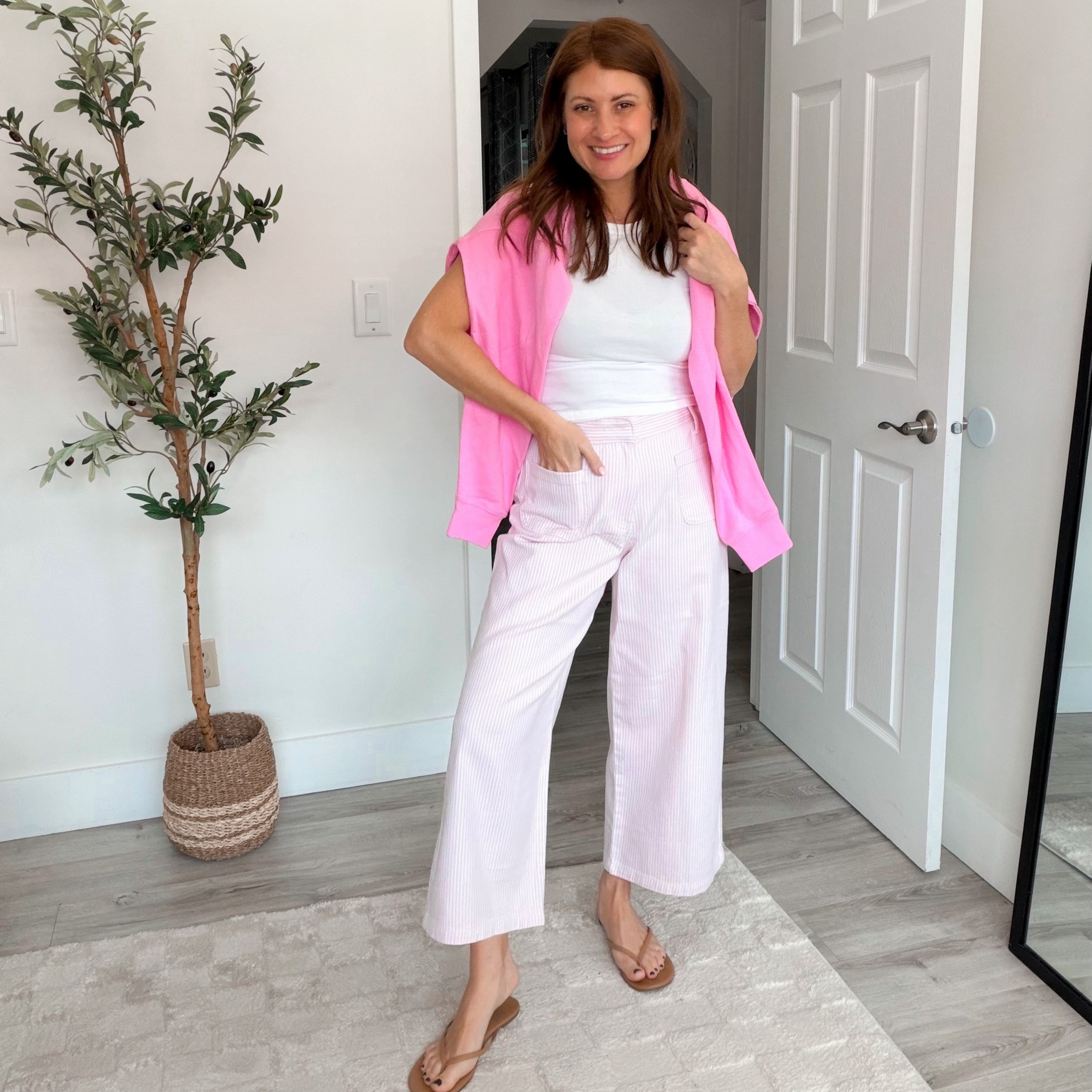 Scroll to shop ✨ I was not planning on finding the cutest pants ever at Walmart… but the second I saw them, I checked out, jumped in my car, and had to show you immediately 🙌🏼 They are THAT good. The fit, the vibe, the price, obsessed.

You’re going to want to get your hands on these now before they’re gone. Trust me on this one.

Run, don’t walk. These will not last. Are you grabbing them in one color or two? 👀

#Walmart #Walmartstyle

#LTKSeasonal #LTKOver40