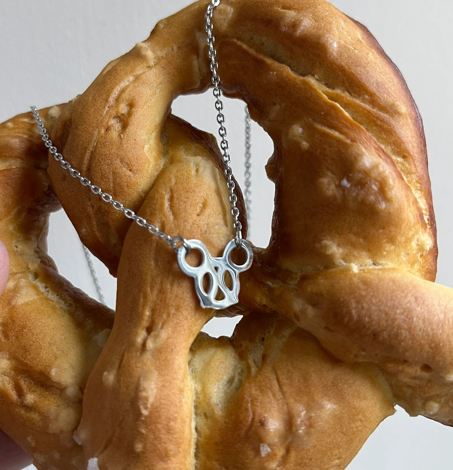 Magical Pretzel Necklace - Etsy | Etsy (US)