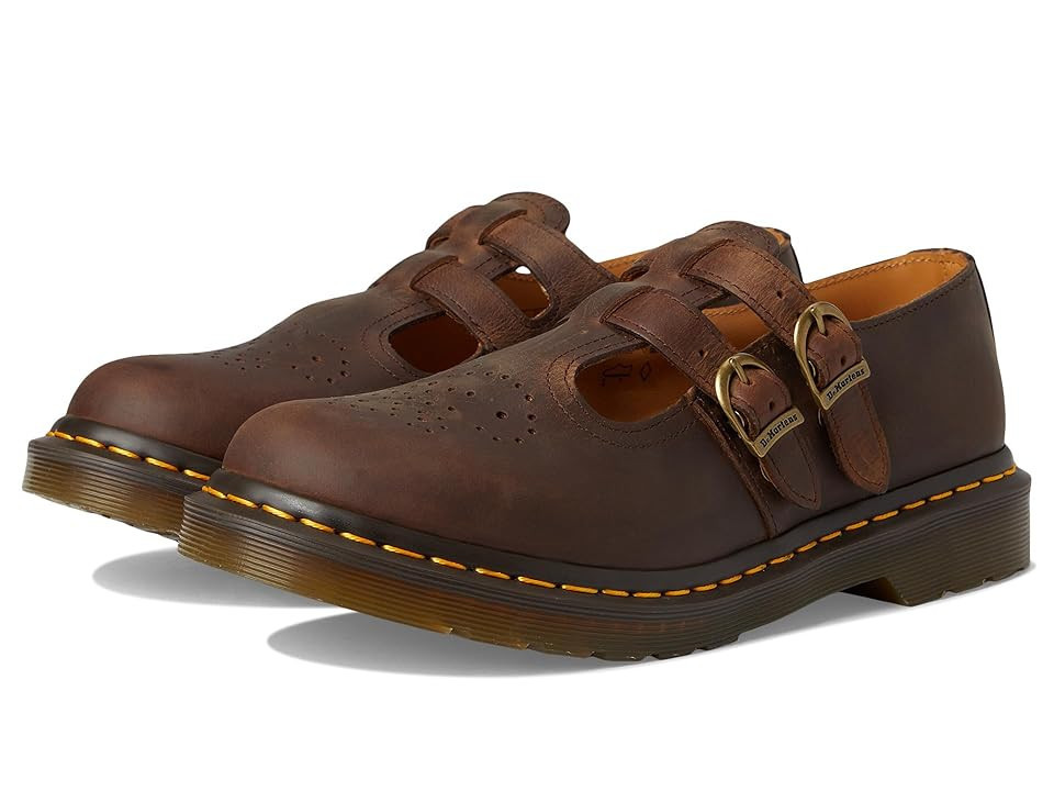 Dr. Martens 8065 Mary Jane Women's Maryjane Shoes Dark Brown : UK 9 (US Women's 11) M, Leather | Zappos