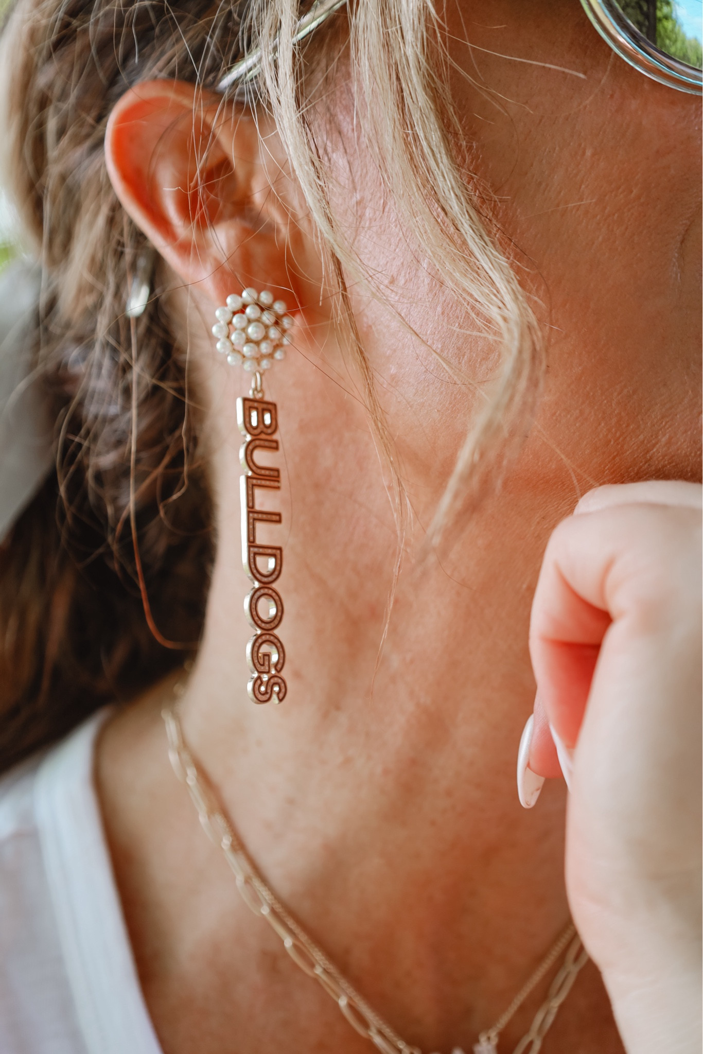 Mississippi State Bulldogs game day jewelry 🐾🏈🤍 Use code Airica-20 to save 

#LTKStyleTip #LTKFindsUnder50 #LTKU