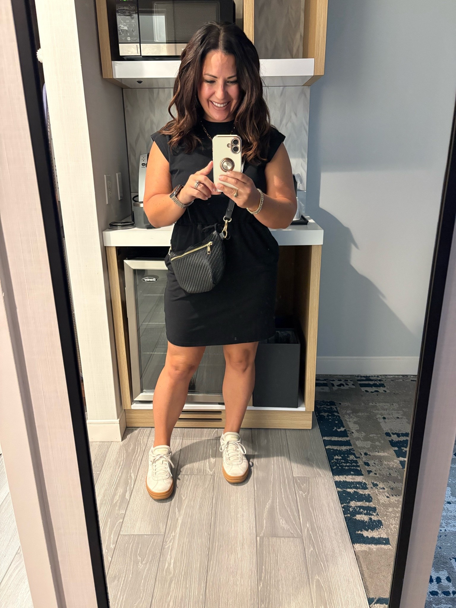 Full day of touring the Pentagon and Mount Vernon called for an outfit that was comfortable, practical, and still put-together! 🖤 This little black dress was perfect for a full day of sightseeing, paired with my favorite comfy sneakers and crossbody bag.

The dress is an easy travel, sightseeing, and teacher-friendly staple—and I love that it can be dressed up or down. Everything is linked!

#LTKFinds #TravelOutfit #WashingtonDC #PetiteStyle #TeacherStyle

#LTKPetite #LTKTravel #LTKWorkwear