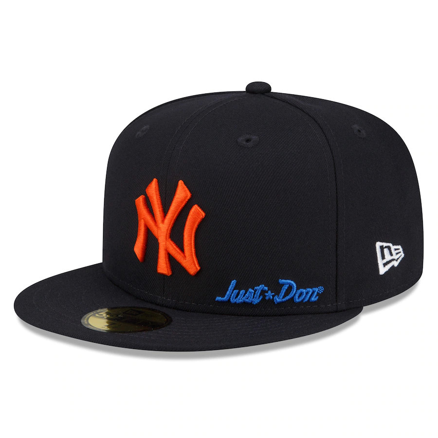 New York Yankees New Era x Just Don 59FIFTY Fitted Hat - Navy | Lids