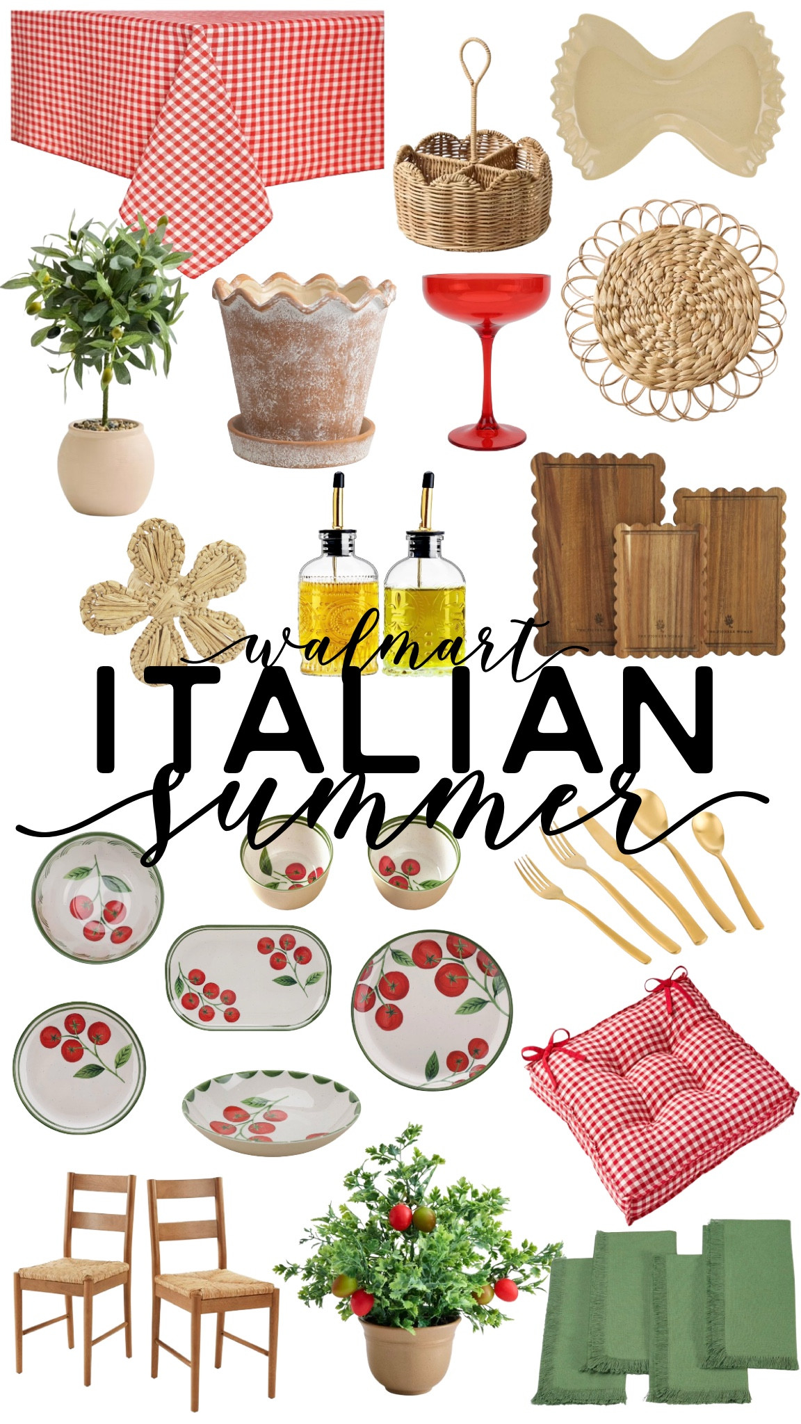 Warm nights dining Al fresco are just around the corner! Celebrate all summer with these pretty dining pieces from Walmart. 

Table setting| tablescape | Italian | dining chairs | plates | pasta bowl | tablecloth | placemat | cutting board | kitchen essentials | flatware | coupe glasses | dinner party | reception | Walmart finds | summer 



#LTKHome #LTKMothersDay #LTKSaleAlert