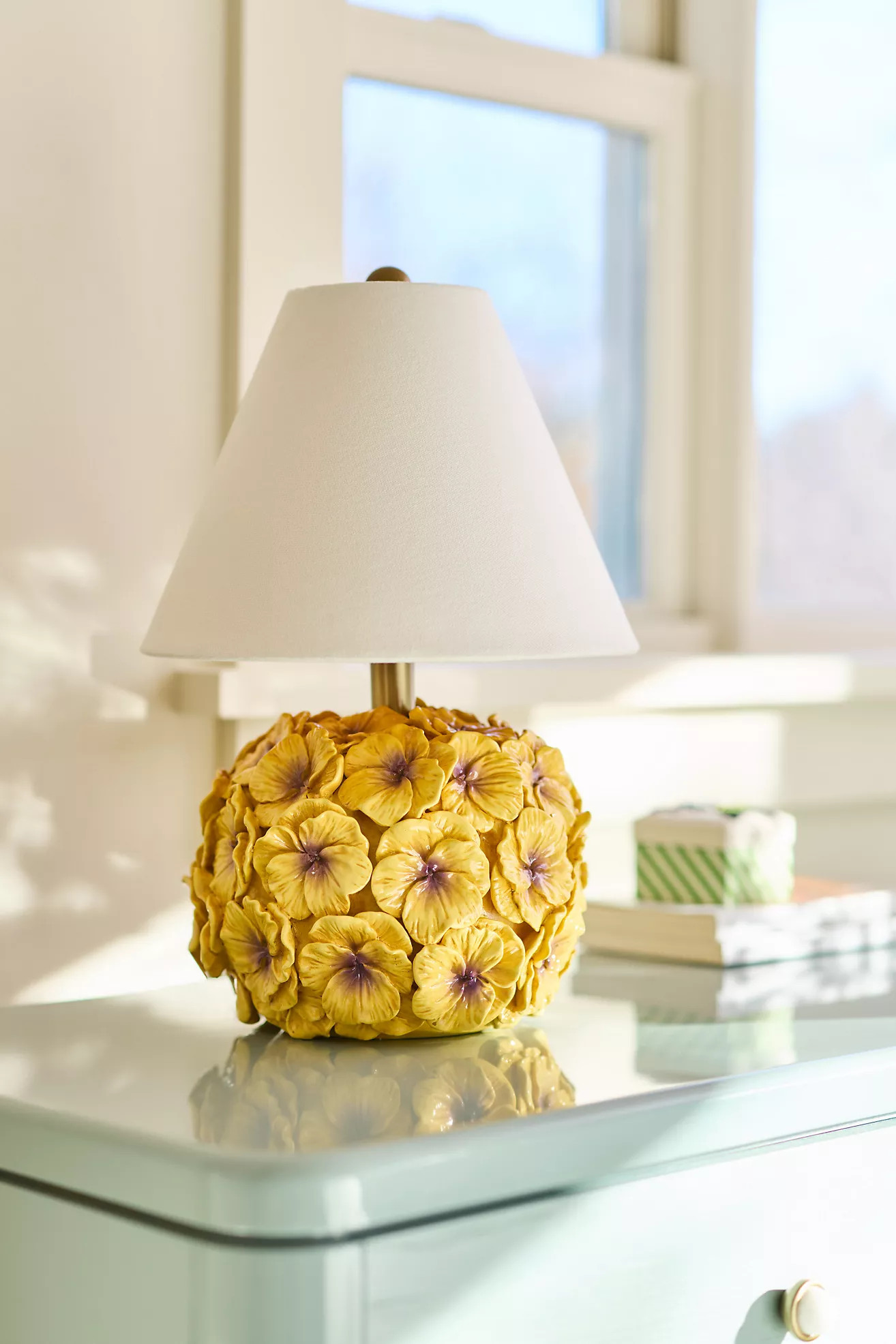 Aster Pansy Table Lamp | Anthropologie (US)