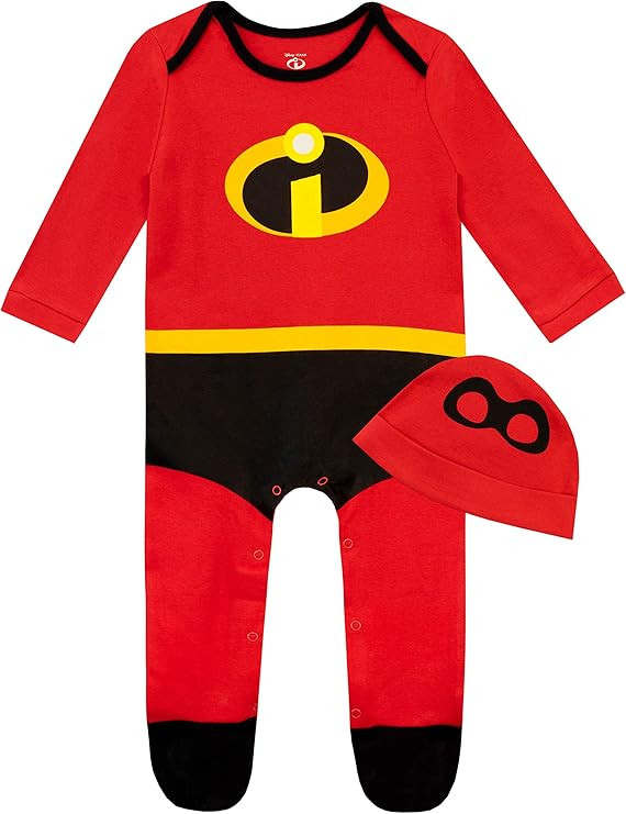 Disney Baby Bodysuit and Hat Set | The Incredibles Baby Clothes | Newborn Onesies | Amazon (US)
