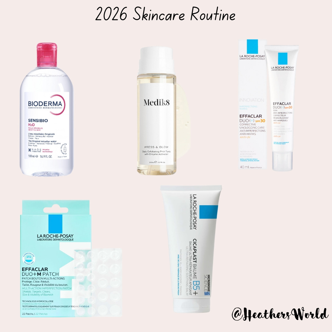 2026 Skincare Routine, 

Keeping it simple to get glowing clear skin for 2026 

#skincare #medik8 #larocheposay #bioderma #skincareroutine  

 #LTKuk #LTKwinter #LTKbeauty