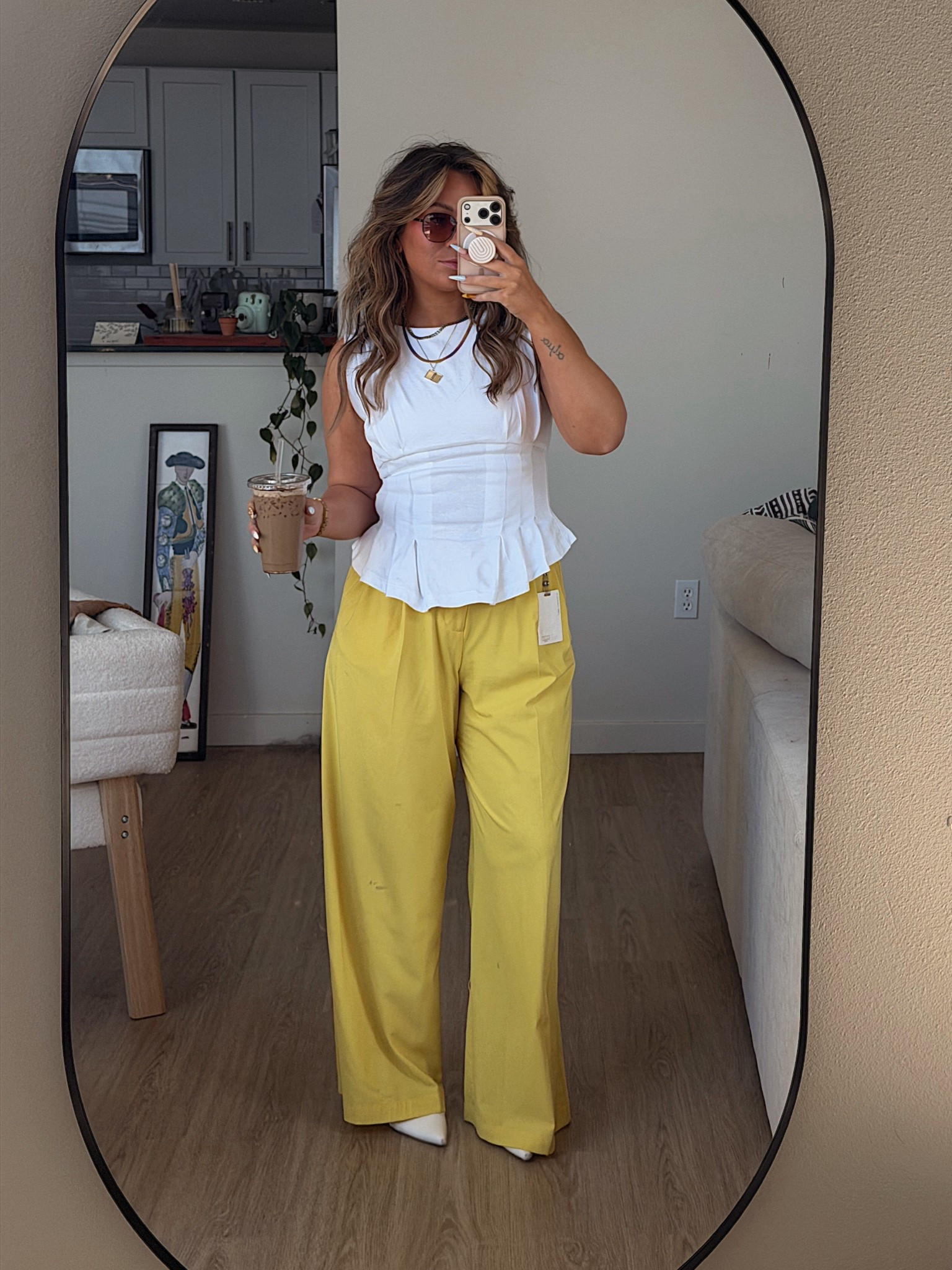 top and pants - zara
heels - naturalizer
sunglasses - quay

#LTKSeasonal #LTKWorkwear #LTKootd